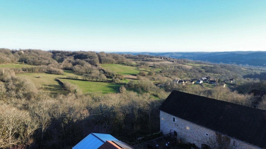 Photos 14 - Rurale - Authentique corps de ferme quercynois avec vue