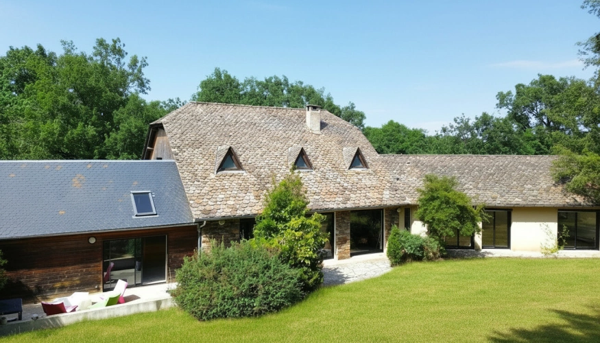 Photos 2 - Rurale - VILLA T5 + terrain 6365 m² + piscine int et ext