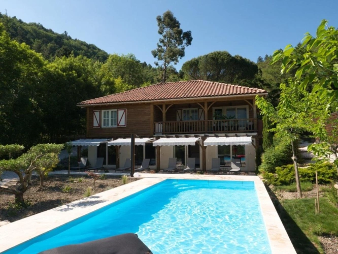 Photos 1 - Rurale - Superbe maison ( chalet) en ossature bois avec un vue panoramique