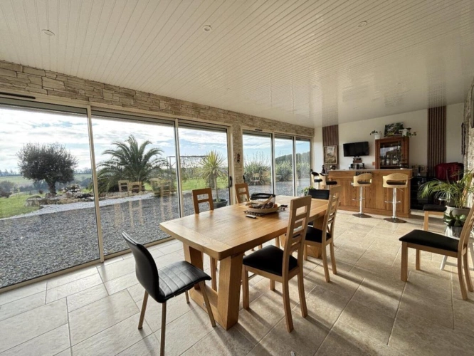 Photos 3 - Rurale - Maison moderne construite en 2018 sur 1,7 hectare avec grand hangar de 372 m²