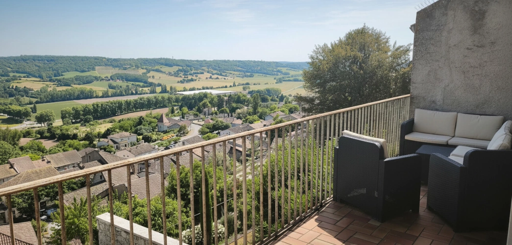 Photos 16 - Rurale - Élégante demeure en pierre du XVIIe siècle avec jardins et vue imprenable à Lauzerte