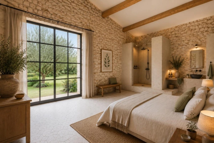 Photos 9 - Touristique - Mas en pierre avec salle de réception de 240 m² . Gîtes .Mariages . Entre Uzès et Orange