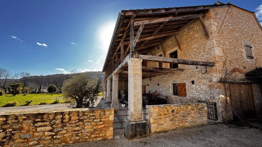 Photos 18 - Touristique - Superbe ensemble en pierre avec gîtes dans  Vallée du Lot, proche Saint-Cirq-Lapopie