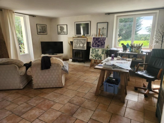Photos 11 - Équestre - Asnieres sur Blour -  Belle 12 pieces maison charmante avec piscine et 4 hectares