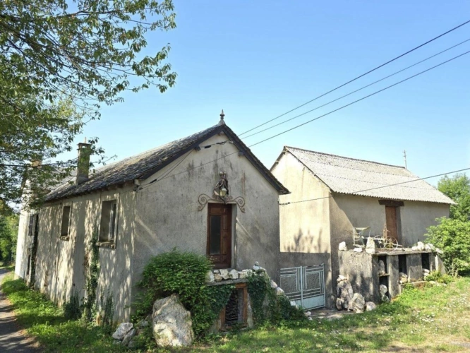 Photos 3 - Touristique - Corps de ferme avec maison, appartement et dépendances - Durenque