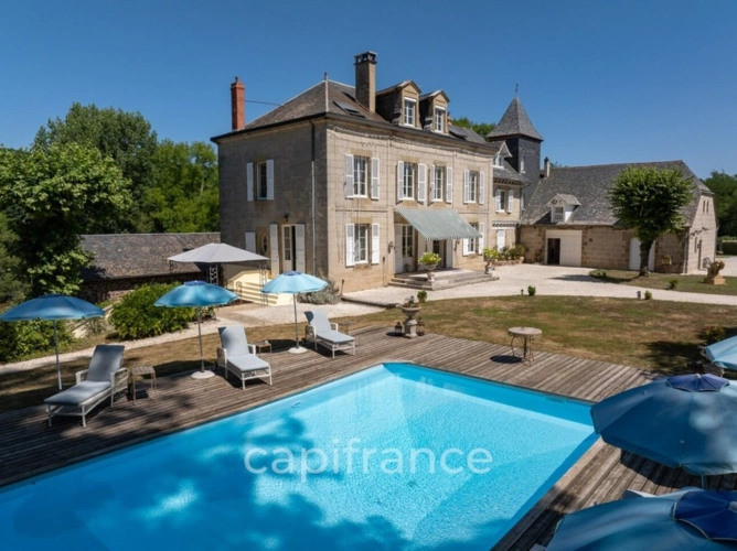 Photos 1 - Touristique - Belle demeure comprenant d'un manoir et ancien moulin 800m2 - Vallée de Dordogne