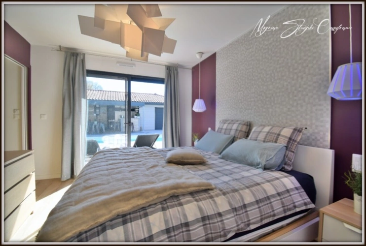 Photos 10 - Prestige - VILLA D'ARCHITECTE DE PLAIN-PIED de 182 m² à vendre 5 pièces SOUSTONS (40) à 500 m du lac