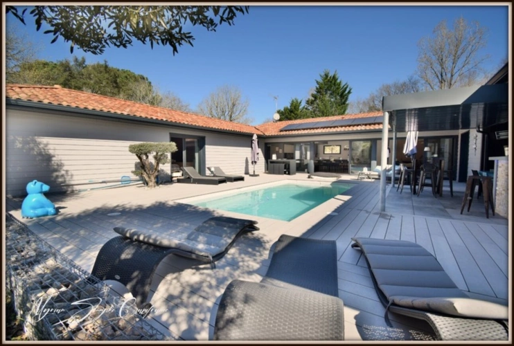 Photos 22 - Prestige - VILLA D'ARCHITECTE DE PLAIN-PIED de 182 m² à vendre 5 pièces SOUSTONS (40) à 500 m du lac