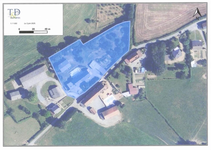 Photos 1 - Équestre - Propriété rurale   6,9 ha avec maison de 170 m2, petit studi