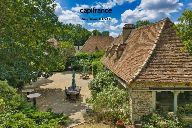 Photos 3 - Touristique - Propriete à vendre à Beaumontois en Périgord, Maison et gîte de 340m2 habitables sur 1,7ha avec piscine