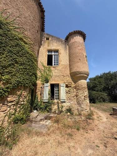 Photos 5 - Prestige - MARCIAC(32): ancienne SEIGNEURIE avec BEAU CHATEAU XIV sur 3,5ha, cachée, au bout du chemin, sans voisin, en campagne, 500m2 habitables, piscine chauffée, découvrez les riches heures des seigneurs