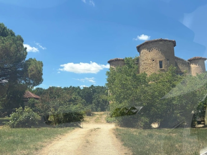 Photos 53 - Prestige - MARCIAC(32): ancienne SEIGNEURIE avec BEAU CHATEAU XIV sur 3,5ha, cachée, au bout du chemin, sans voisin, en campagne, 500m2 habitables, piscine chauffée, découvrez les riches heures des seigneurs