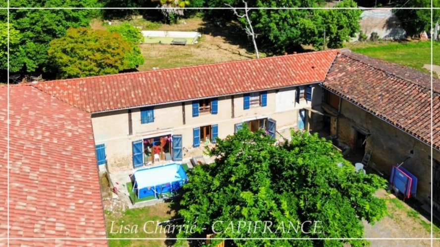 Photos 3 - Touristique - Propriete à vendre 11 pièces de 406 m2 habitables au total, avec dépendance sur 5261 m2 proche de NOGARO (32)