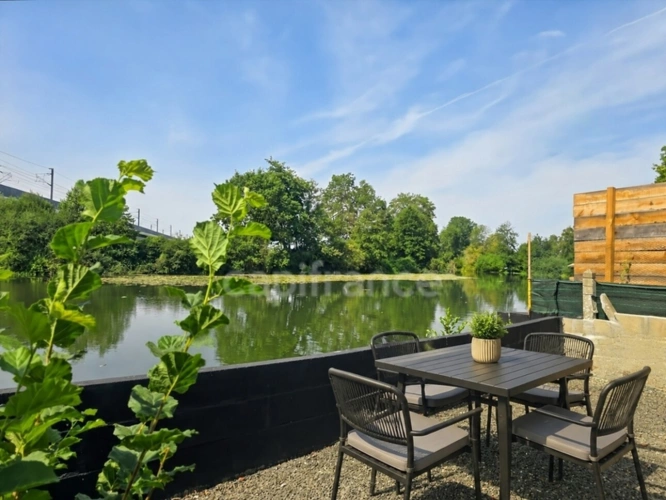 Photos 1 - Rurale - Neuville-sur-Sarthe - Terrain de loisirs de 425 m² en bord de Sarthe. Posez vos valises et profitez !