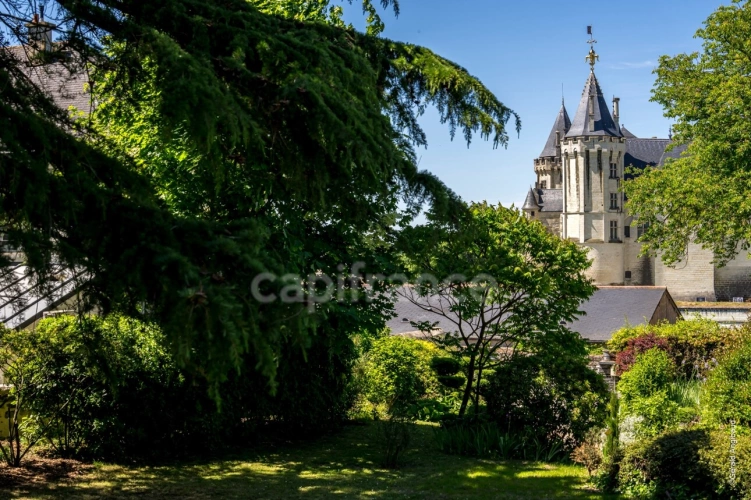 Photos 22 - Prestigious - Exceptional property for sale in SAUMUR (49400) - Stunning panoramic views of the castle and the Loi