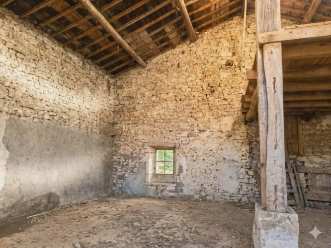 Photos 3 - Rurale - GRANGE – GRAND VOLUME – STOCKAGE / ATELIER – SECTEUR MENAUCOURT