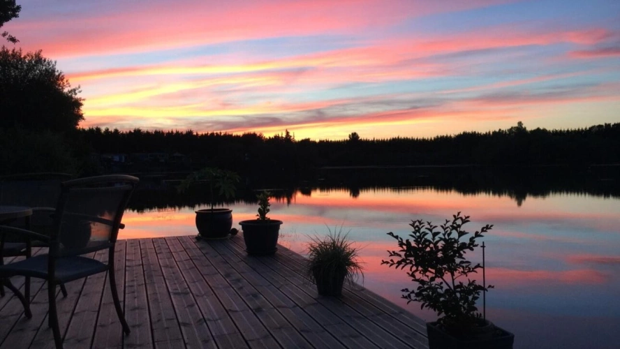 Photos 17 - Rurale - Sames - Chalet au bord du lac avec ponton à jouissance exclusive