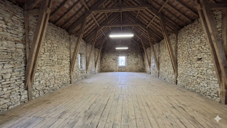 Photos 2 - Rurale - GRANGE EN PIERRE DE 360 M² À RÉNOVER !