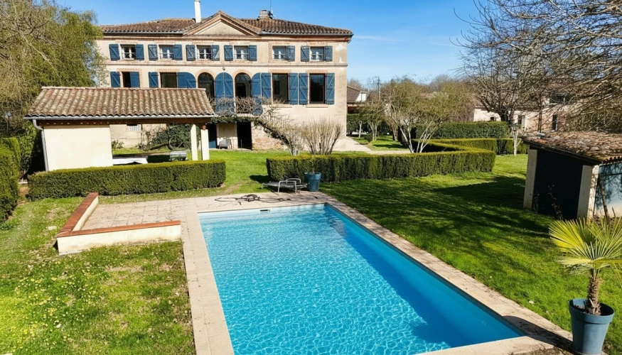 Photos 1 - Prestige - MAISON DE MAÎTRE  AVEC PISCINE ET MAISON ANNEXE