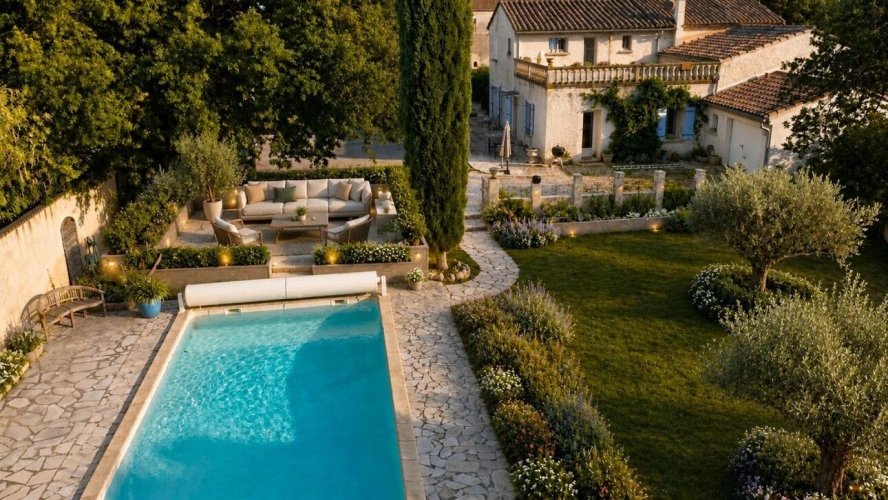 Photos 1 - Rurale - Maison 8 pièces de 214 m² sur 1556 m² de terrain avec studio, piscine et garage