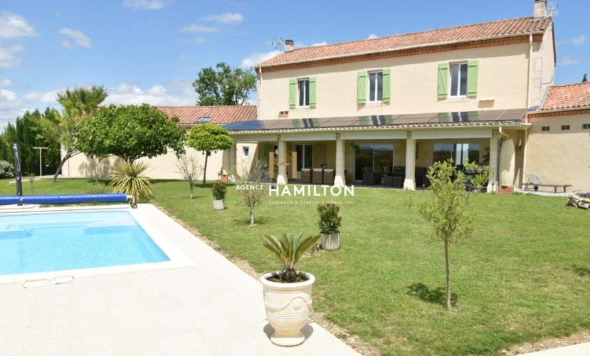Photos 1 - Rurale - BELLE DEMEURE AU CHARME DE L'ANCIEN, JARDIN CLOS AVEC VUE SUR LA CAMPAGNE