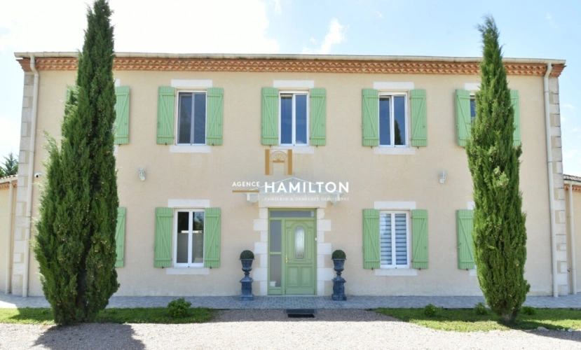 Photos 18 - Rurale - BELLE DEMEURE AU CHARME DE L'ANCIEN, JARDIN CLOS AVEC VUE SUR LA CAMPAGNE