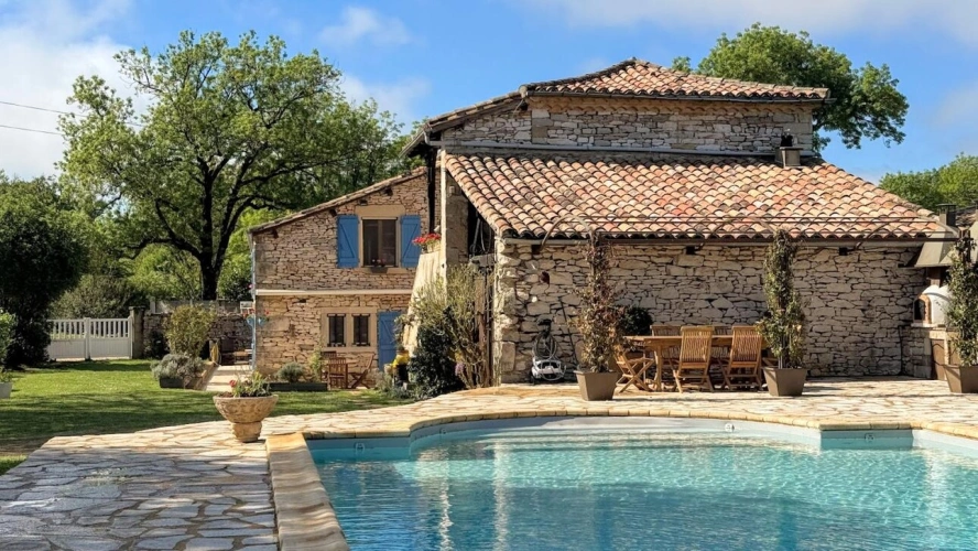 Photos 8 - Prestige - PROPRIÉTÉ EN PIERRE RESTAURÉE AVEC PISCINE, PROCHE SAINT-ANTONIN-NOBLE-VAL