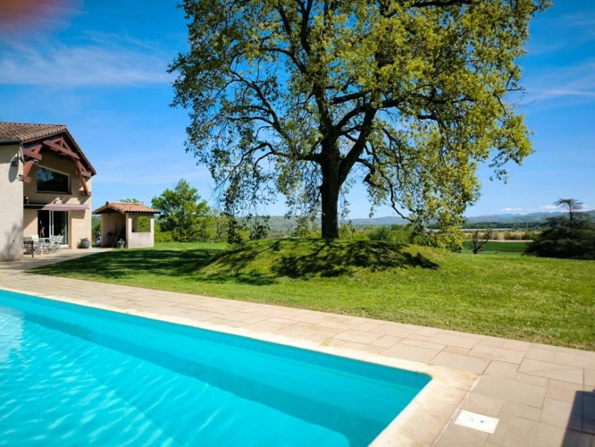 Photos 12 - Rurale - Jolie maison d'architecte face aux Pyrénées . 12910 M2