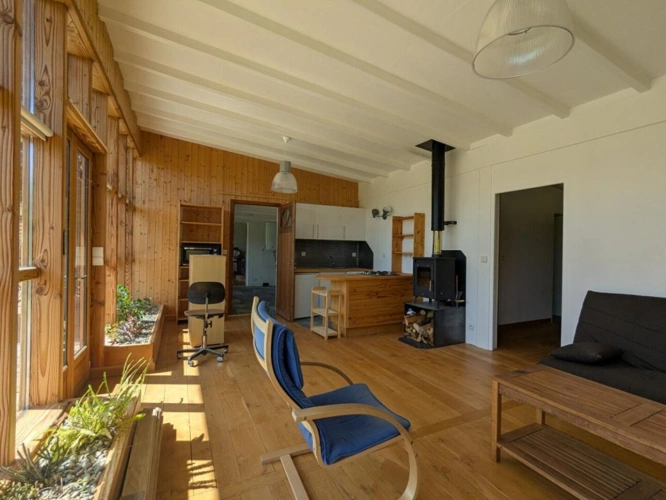 Photos 3 - Rurale - Maison en bois bioclimatique sur grand terrain