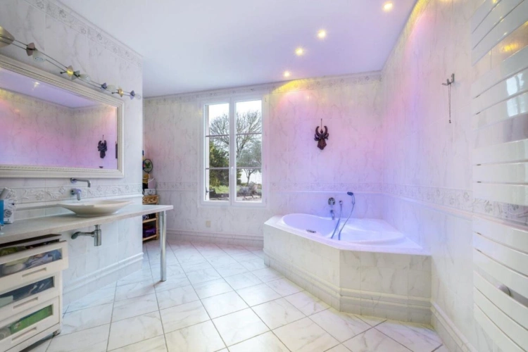 Photos 6 - Prestige - Propriété contemporaine de 408 m² sur 1,3 ha avec patio central et bassin, piscine et vues panoramiques