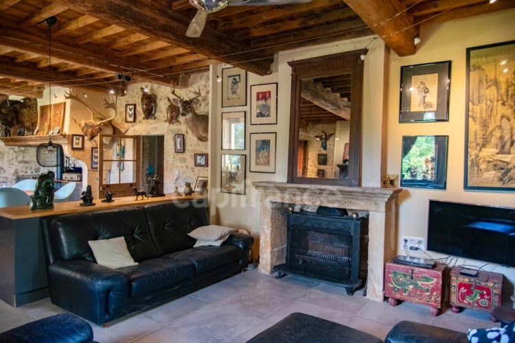 Photos 9 - Équestre - Entre Uzès et La Roque-sur-Cèze, Éden Provençal : Mas du XVIIIe & Son Domaine Privé sur 3,3 hectares