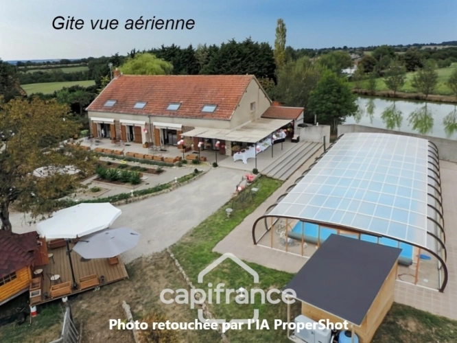 Photos 60 - Prestige - Propriété à vendre SAINT HILAIRE ( allier) comprenant une maison et un gite sur un parc de 23433 m²