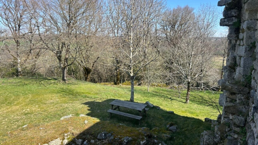 Photos 6 - Prestige - Manoir du XIVe siècle : Un balcon sur l'Aubrac et les Monts du Cantal