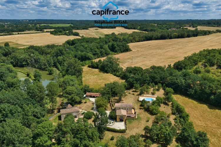 Photos 27 - Prestige - Propriete à vendre 6 pièces PAULHIAC (47) propriété de 265m2 comprenant maison, moulin et dépendances