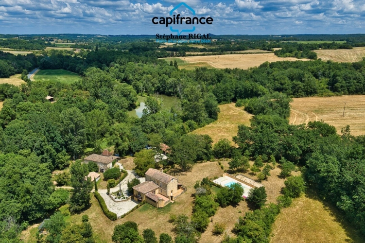 Photos 28 - Prestige - Propriete à vendre 6 pièces PAULHIAC (47) propriété de 265m2 comprenant maison, moulin et dépendances