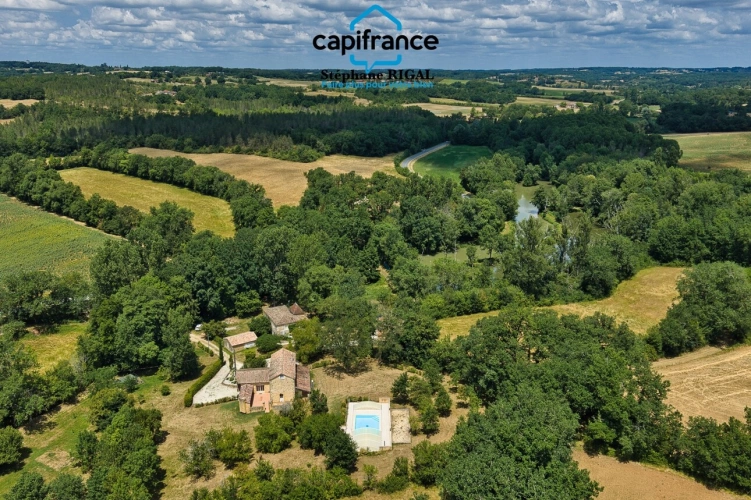 Photos 29 - Prestige - Propriete à vendre 6 pièces PAULHIAC (47) propriété de 265m2 comprenant maison, moulin et dépendances