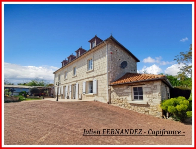 Photos 2 - Prestige - Dpt Indre et Loire (37), à vendre RICHELIEU Propriété P15 de 385,12m² -Terrain de 21142m²