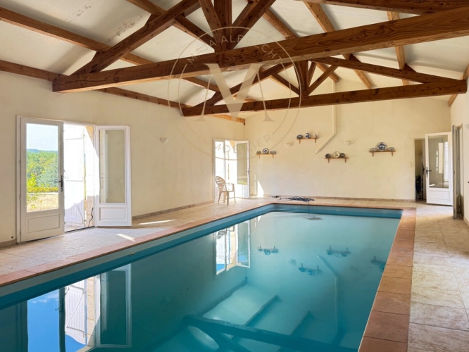 Photos 24 - Rurale - Manoir de caractère avec piscine intérieure, gîte et 11,6 hectares de nature préservée – LACAPELLE CABANAC (46)