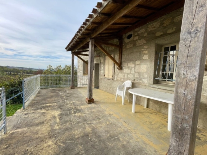 Photos 12 - Touristique - Hameau Authentique T15 à vendre, avec Maison et 6 logements indépendants et une vue panoramique-Saint-Vincent-Lespinasse (82)