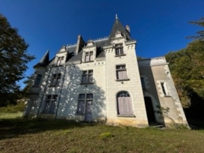 Photos 3 - Prestigious - Sublime château édifié au XVI°et remanié au XIX° surblomblant la vallée de la Loire entre Amboise et Tours