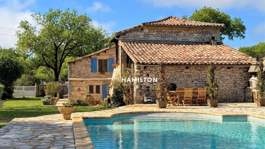 Photos 2 - Rurale - PROPRIÉTÉ EN PIERRE RESTAURÉE AVEC PISCINE, PROCHE SAINT-ANTONIN-NOBLE-VAL