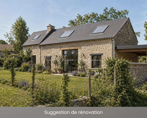 Photos 1 - Prestige - Grange + Maison entre campagne et ville - VENARSAL (19)