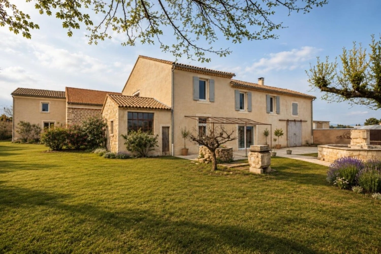Photos 3 - Touristique - Mas en pierre avec salle de réception 240 m² . Gîtes .Mariages . Entre Uzès et Orange