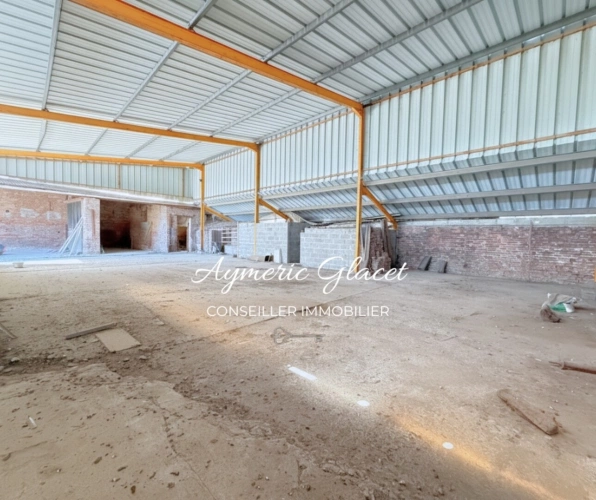 Photos 3 - Agricole - Hangar couvert + préau – stockage / hivernage / activité – 741 m² – NOYELLES SUR SELLE (59)