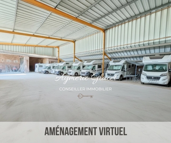 Photos 4 - Agricole - Hangar couvert + préau – stockage / hivernage / activité – 741 m² – NOYELLES SUR SELLE (59)