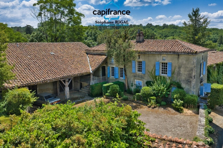 Photos 3 - Prestige - Propriete à vendre 11 pièces CUZORN (47), Propriété de caractère de 280 m² avec piscine et 1,3 hectare