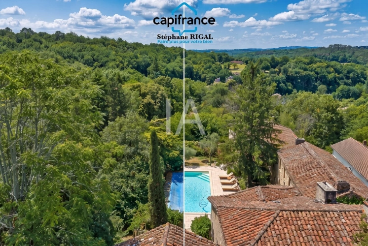 Photos 22 - Prestige - Propriete à vendre 11 pièces CUZORN (47), Propriété de caractère de 280 m² avec piscine et 1,3 hectare