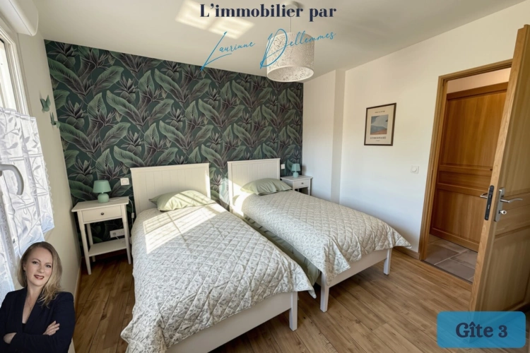 Photos 4 - Rurale - Propriété complète : Une maison de 160m2 + 3 gîtes meublés (possibilité 4) + Hangar + Terrain à Nivelle (59)