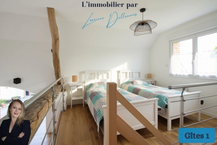 Photos 9 - Rurale - Propriété complète : Une maison de 160m2 + 3 gîtes meublés (possibilité 4) + Hangar + Terrain à Nivelle (59)