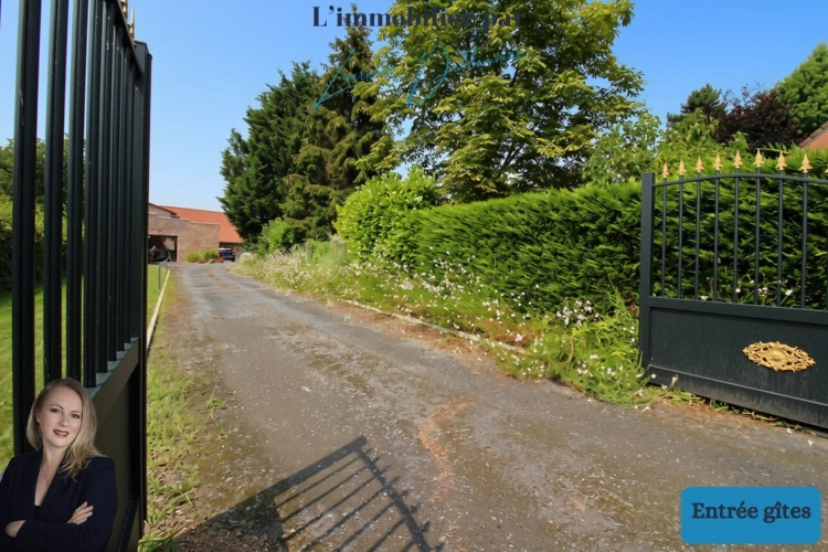 Photos 14 - Rurale - Propriété complète : Une maison de 160m2 + 3 gîtes meublés (possibilité 4) + Hangar + Terrain à Nivelle (59)
